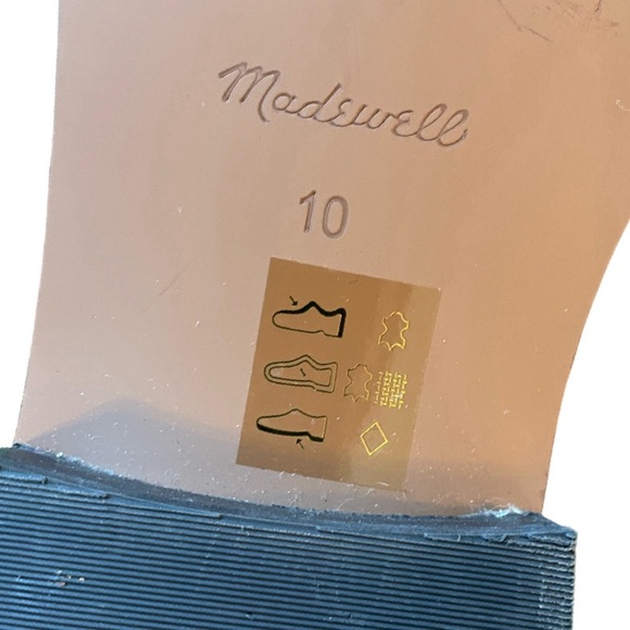 MADEWELL Ladies The Vernon Loafer Black Size 10 - Picture 3 of 4